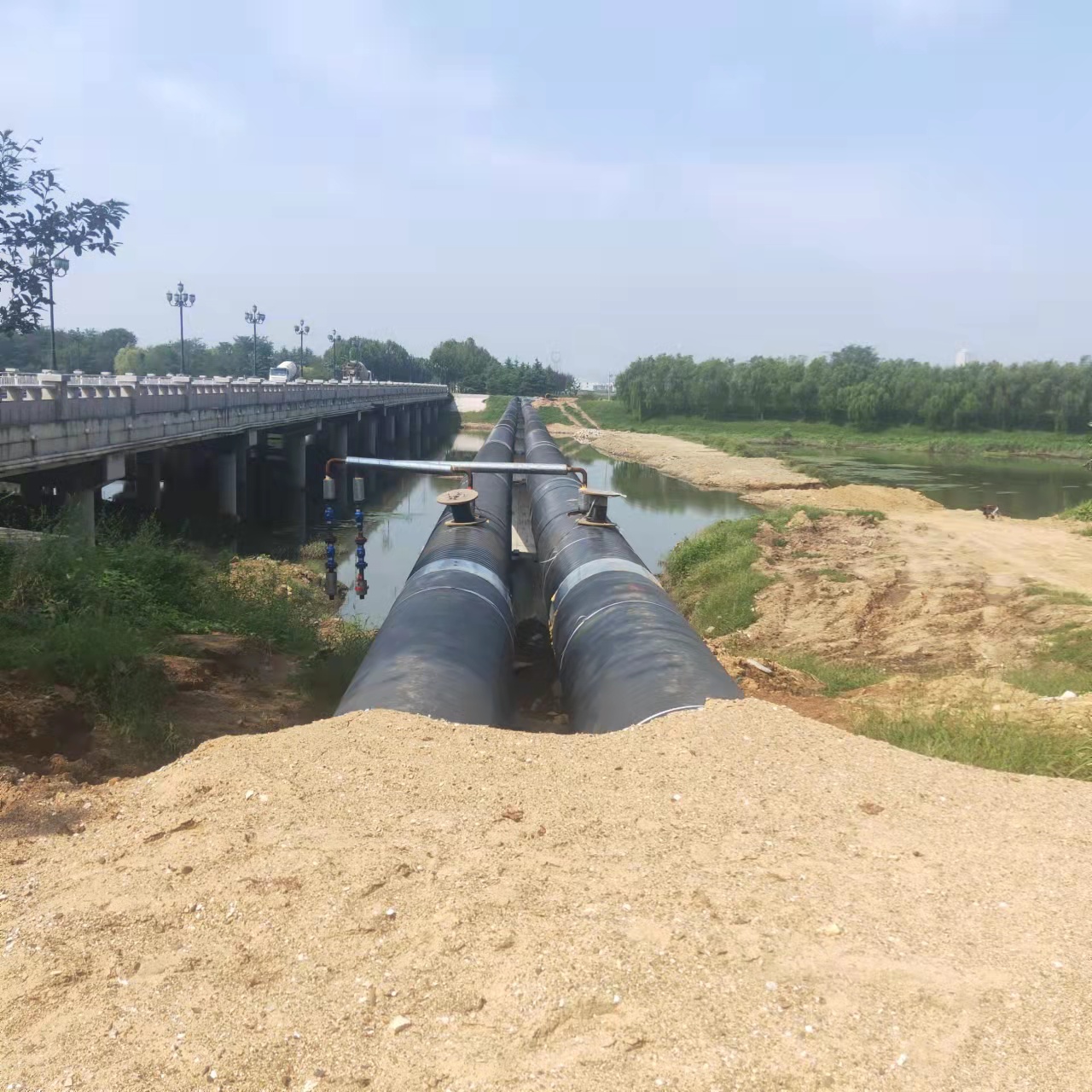 涪陵热力管道铁渣内部除垢输油管道清洗
